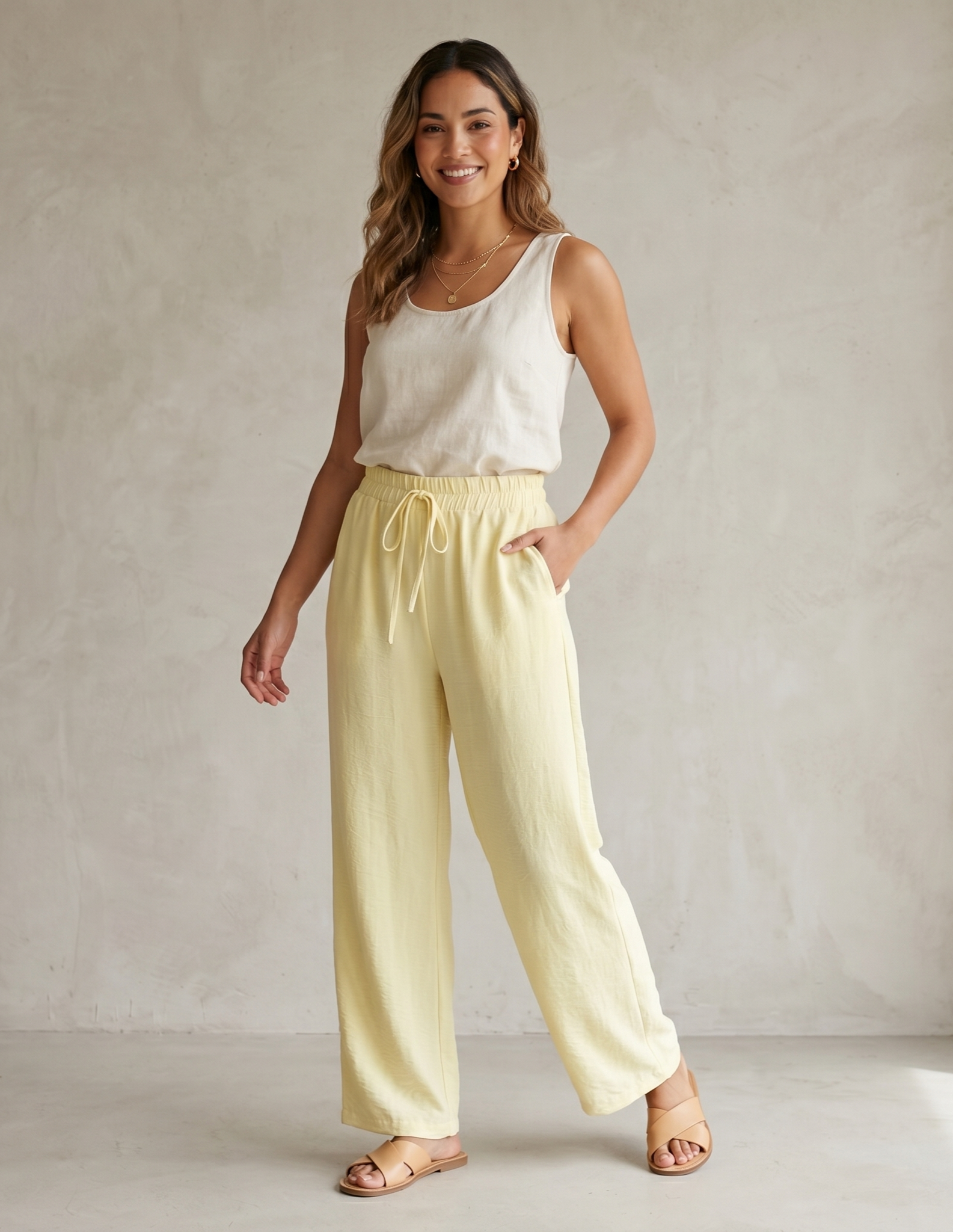 Pantalon liso