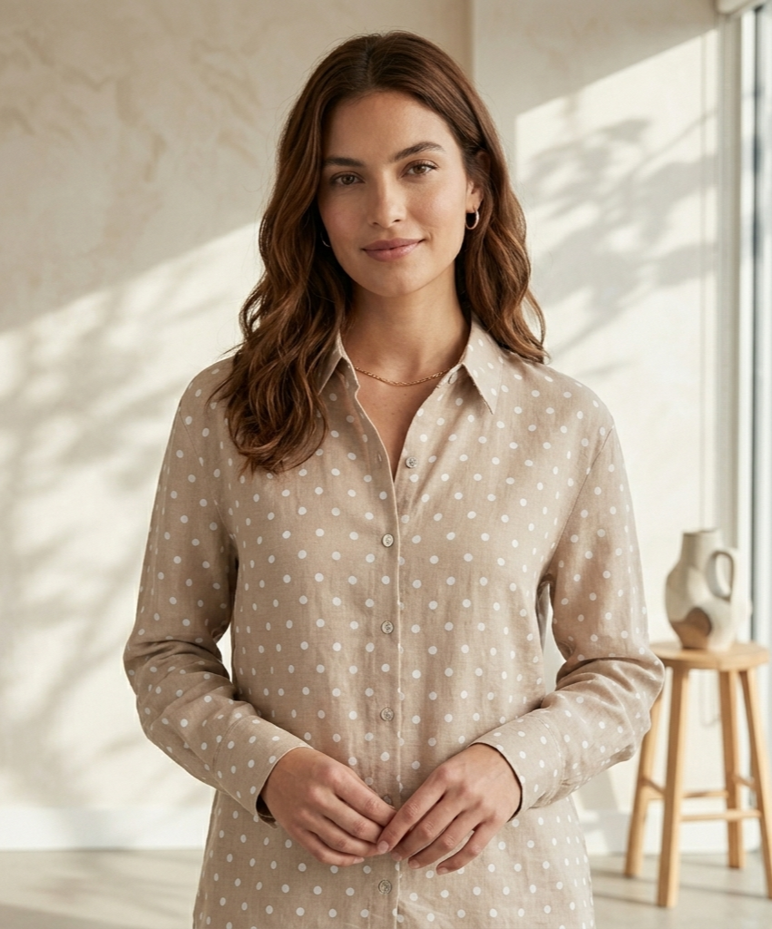 Camisa de lunares