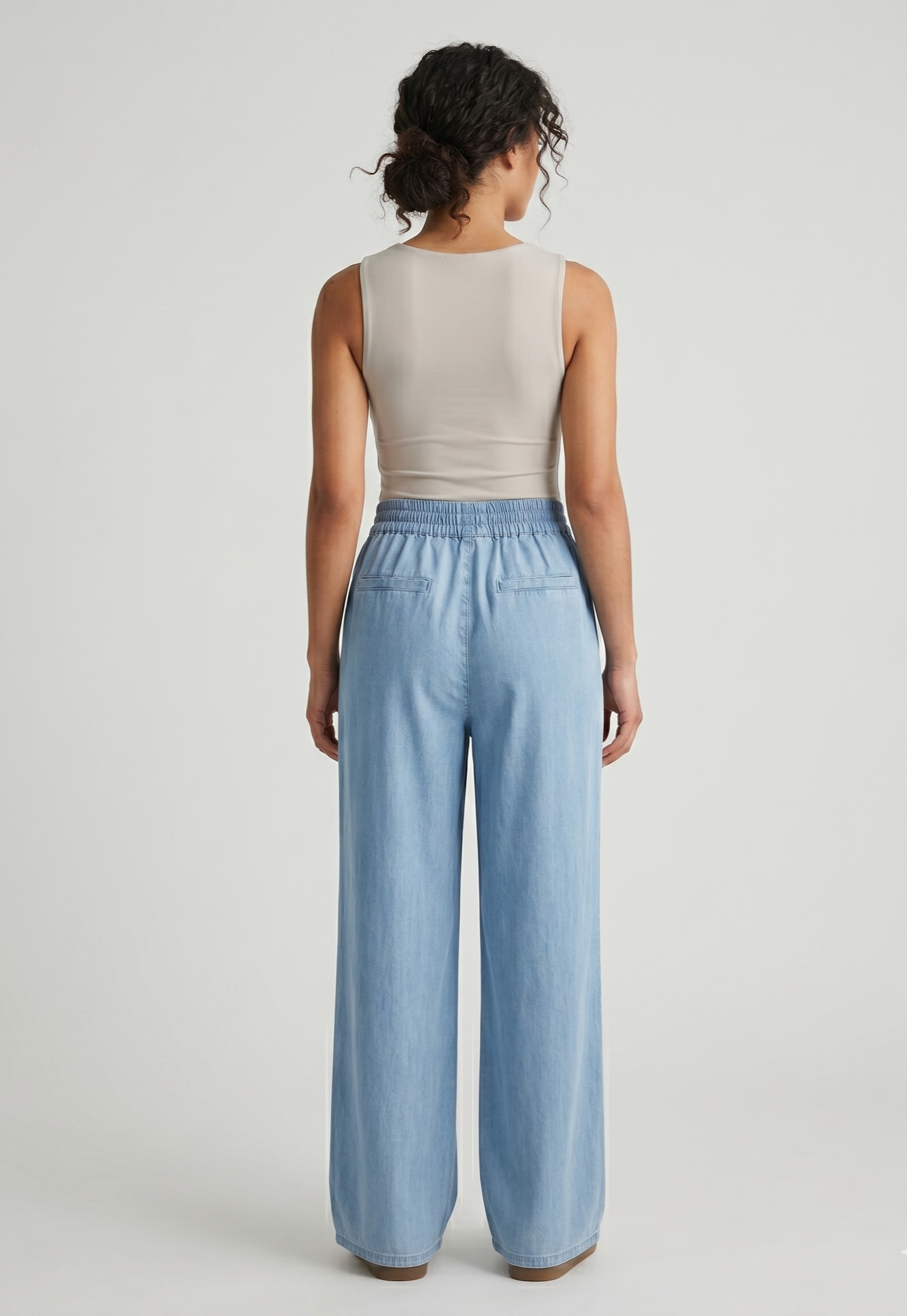 Pantalon tipo mezclilla
