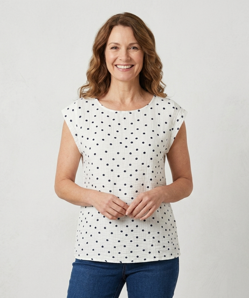 Blusa manga cuadrada