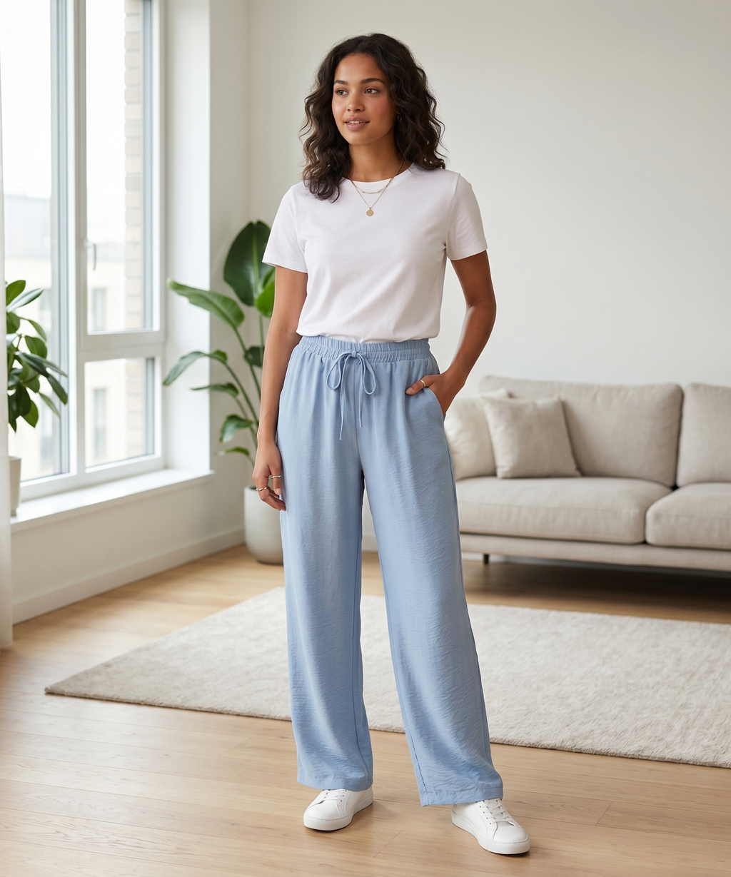 Pantalon liso