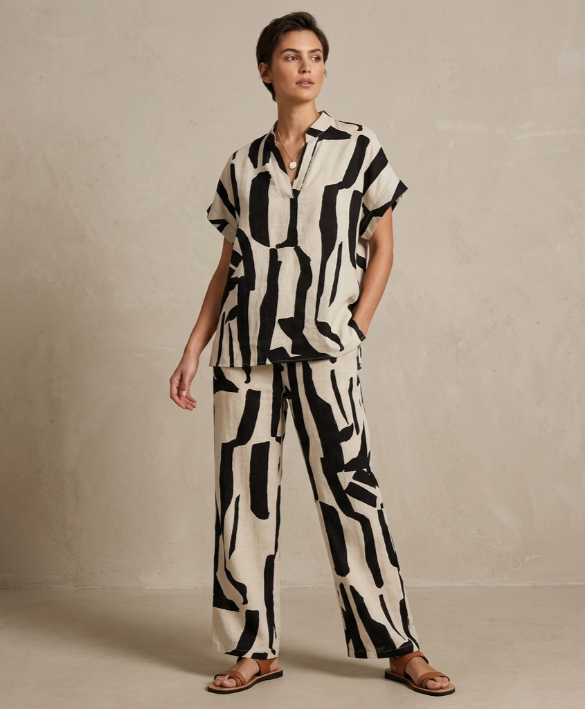 Conjunto estampado