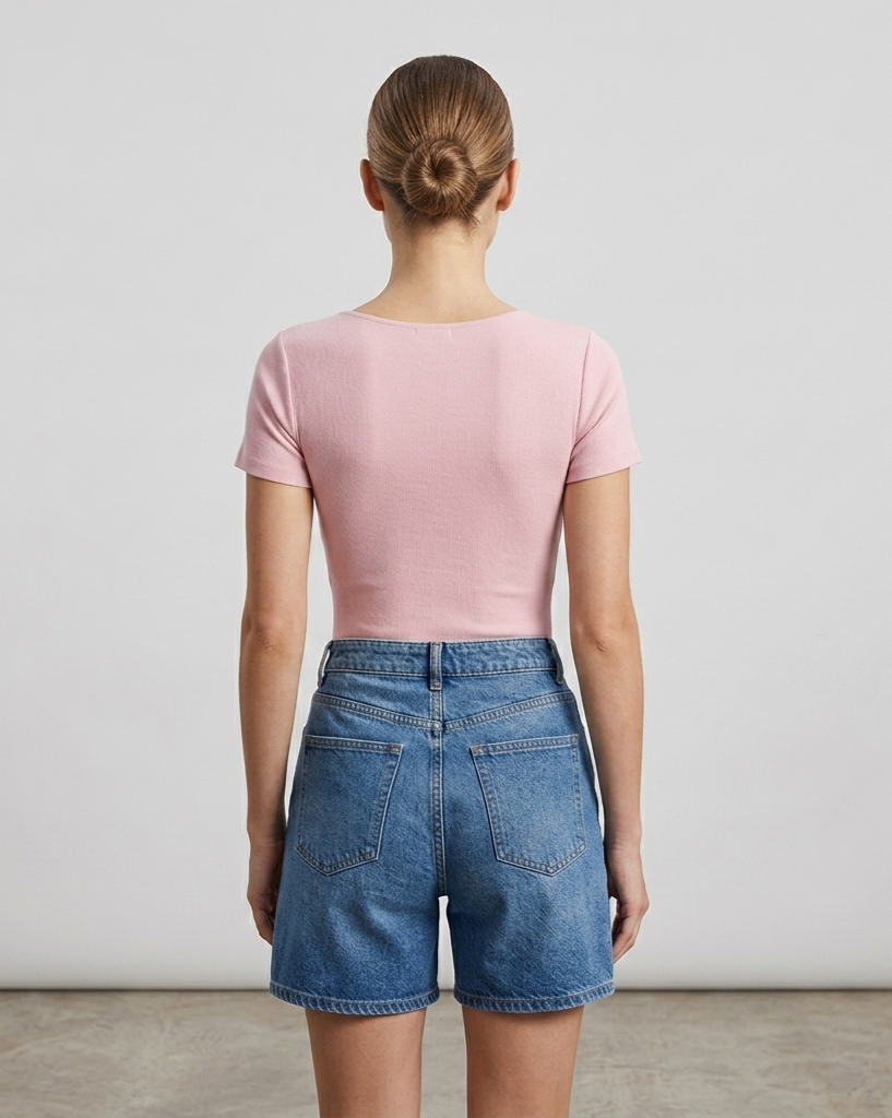 Patiblusa escote cuadrado