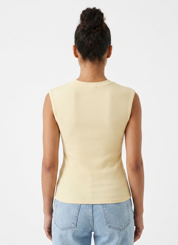 Blusa acanalada