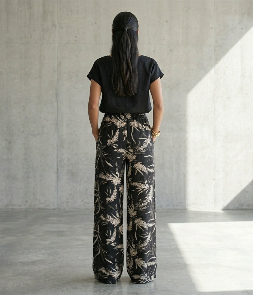 Pantalon ligero estampado