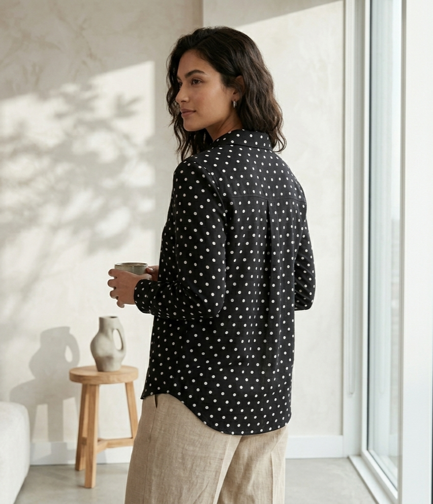 Camisa de lunares