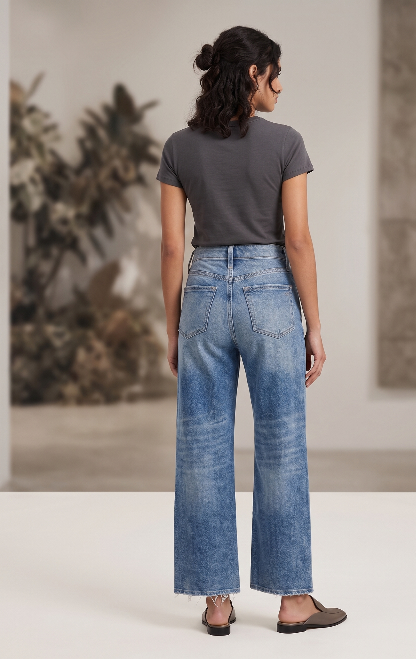 Jeans wed leg