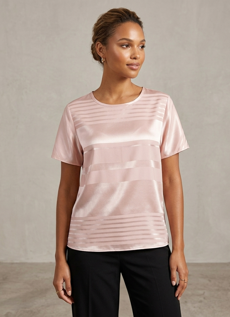 Blusa satinada