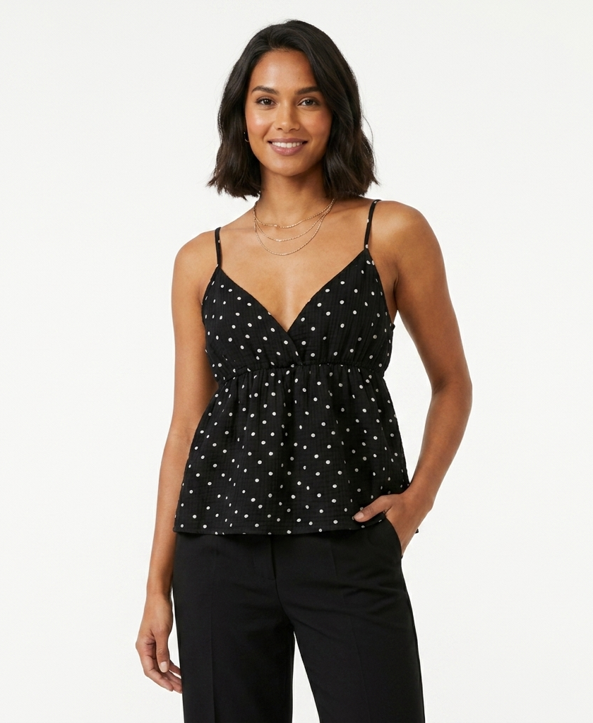 Blusa tirantes polkas