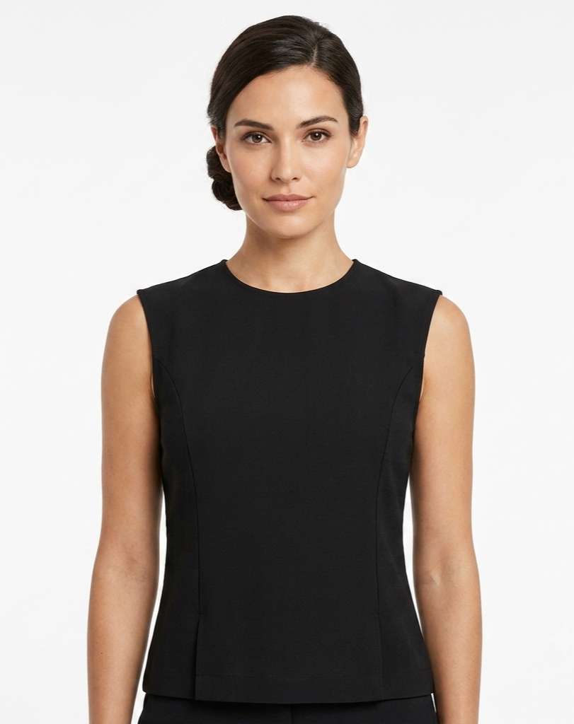Blusa con aberturas sin mangas