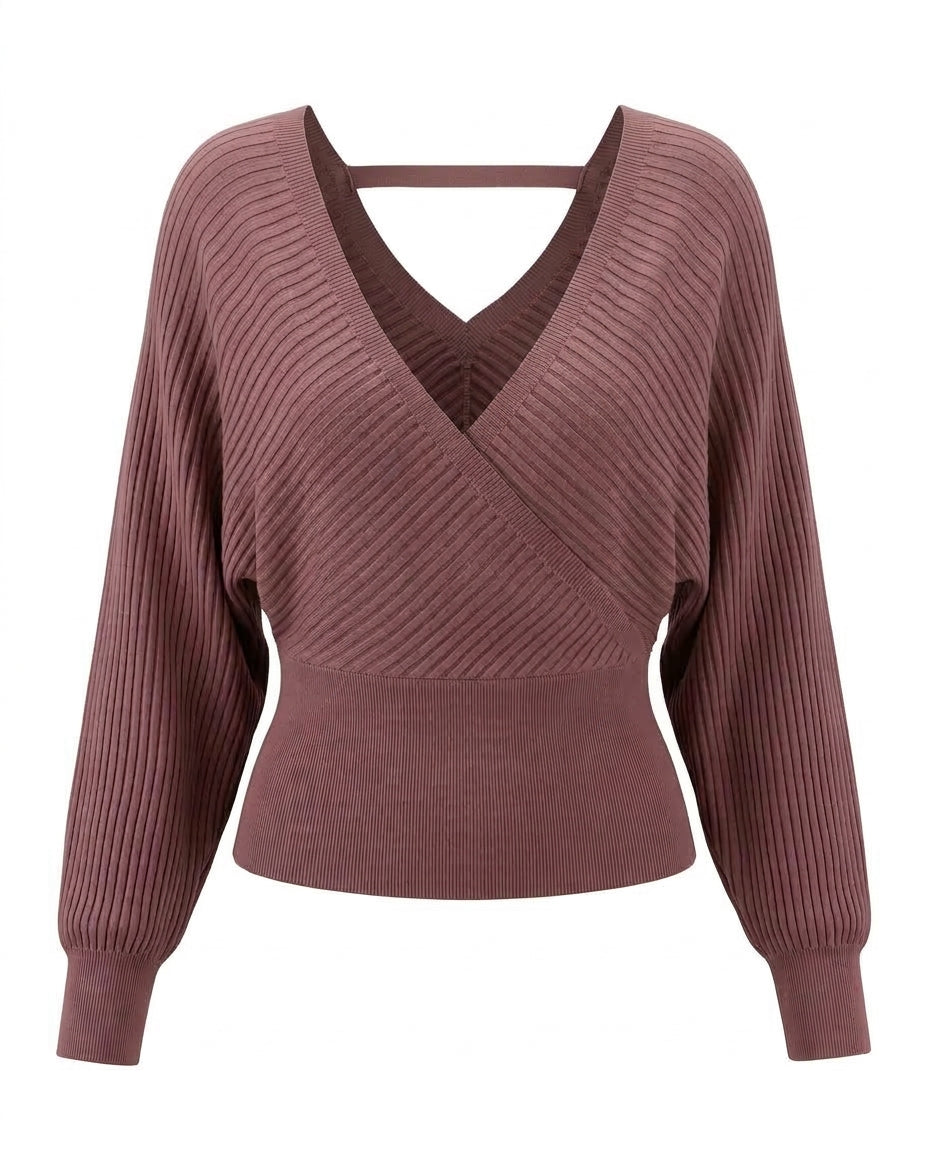 Blusa corta de tejido
