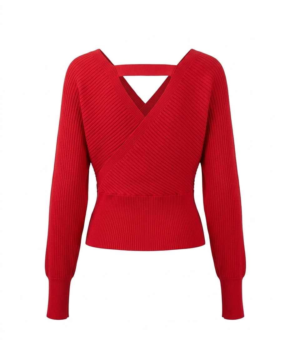 Blusa corta de tejido
