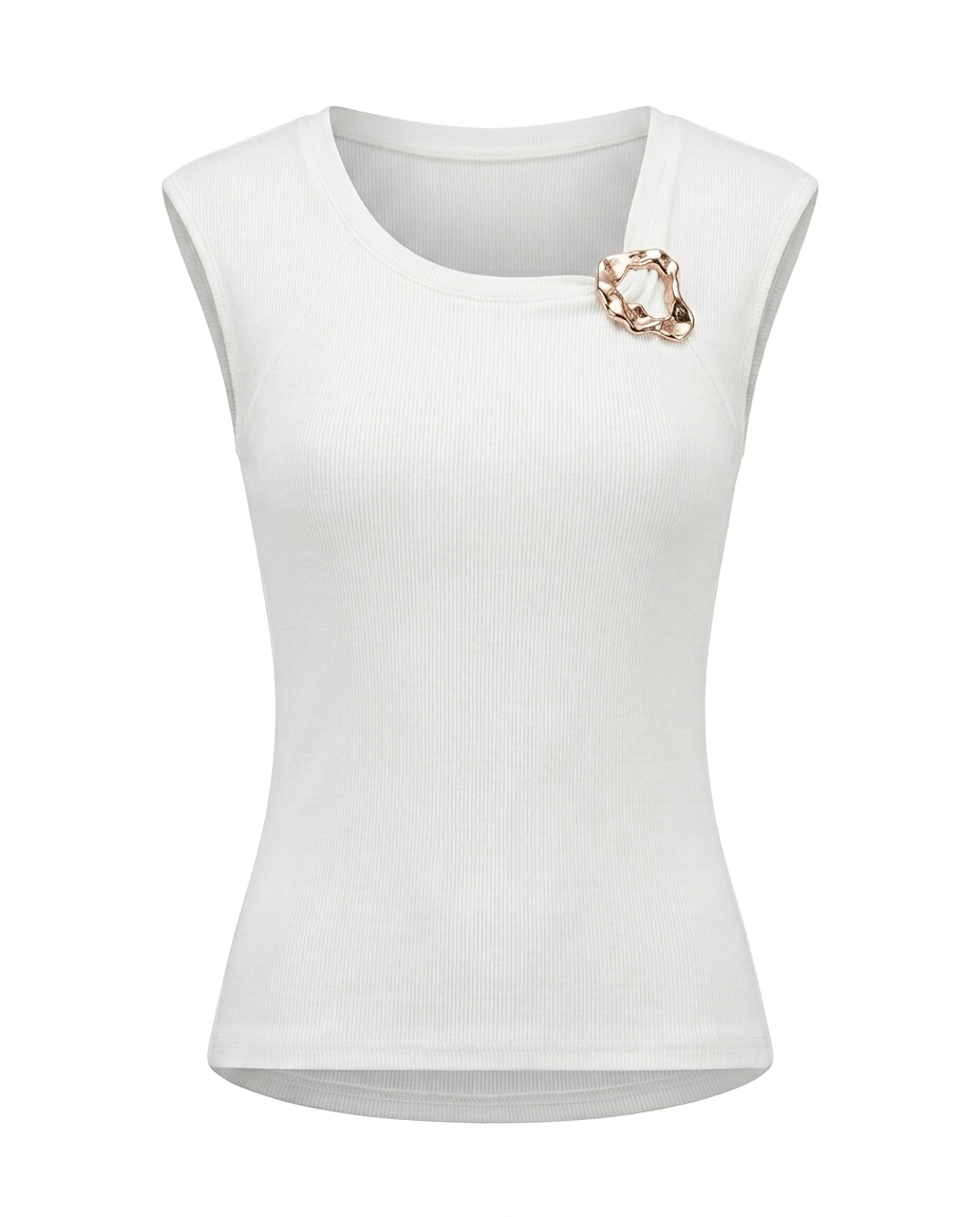 Blusa acanalada