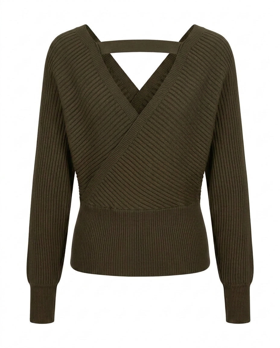 Blusa corta de tejido