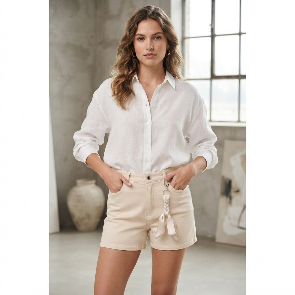 Short de mezclilla