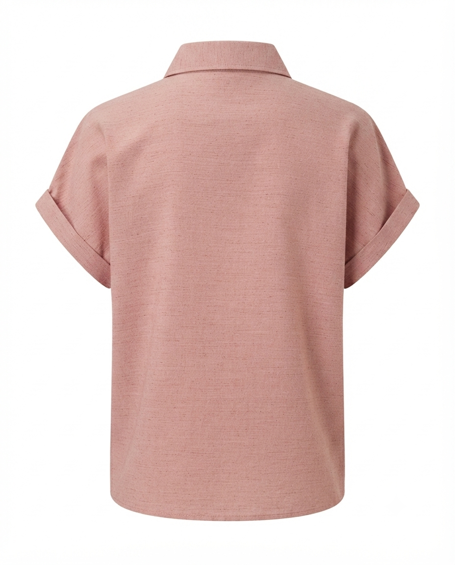 Camisa larga manga corta
