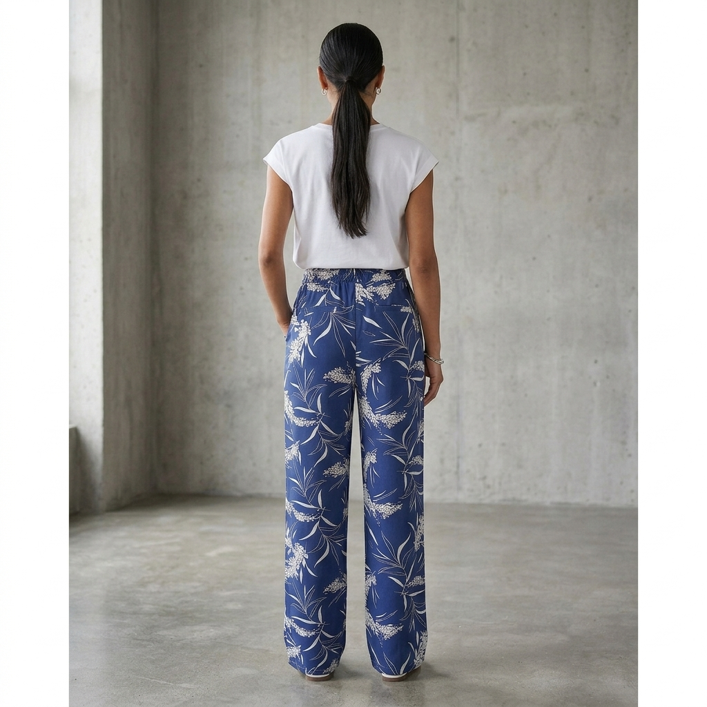 Pantalon ligero estampado