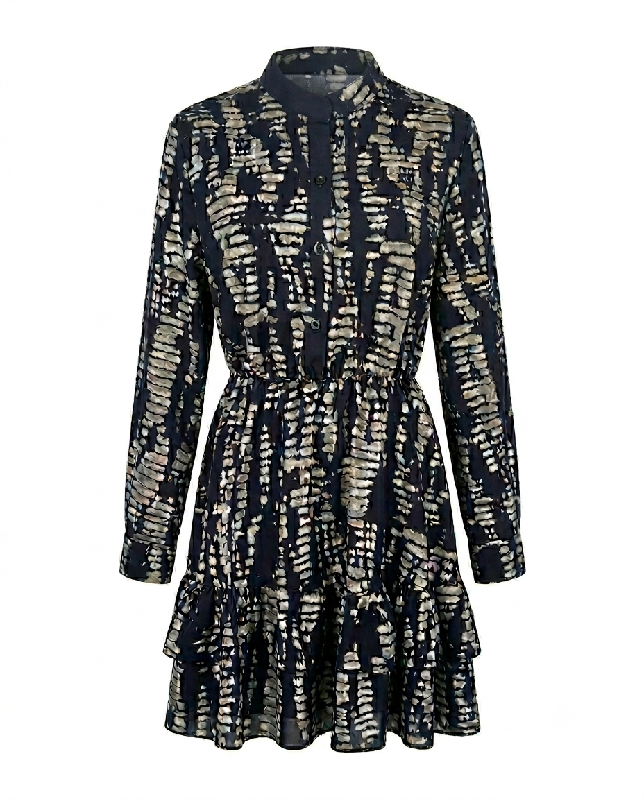 Vestido corto estampado
