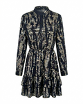 Vestido corto estampado