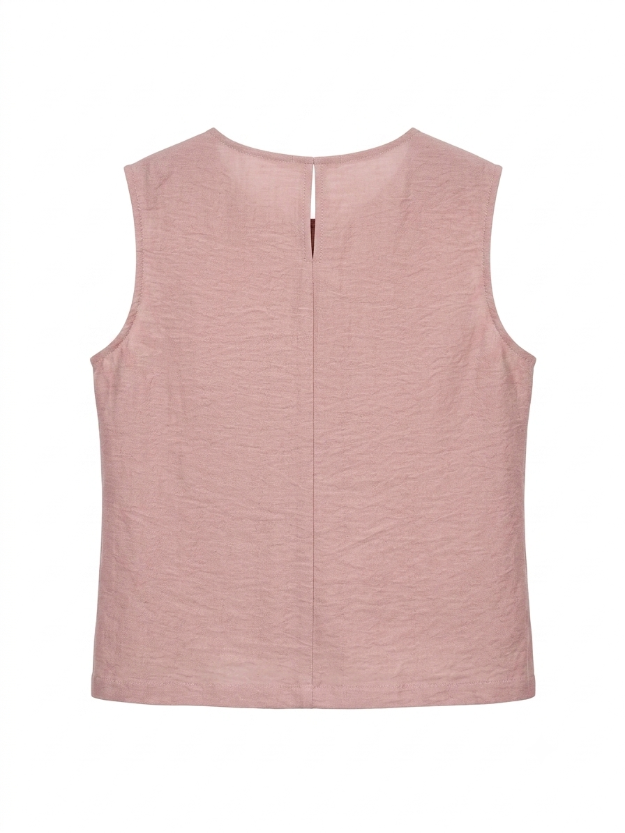 Blusa con aberturas sin mangas