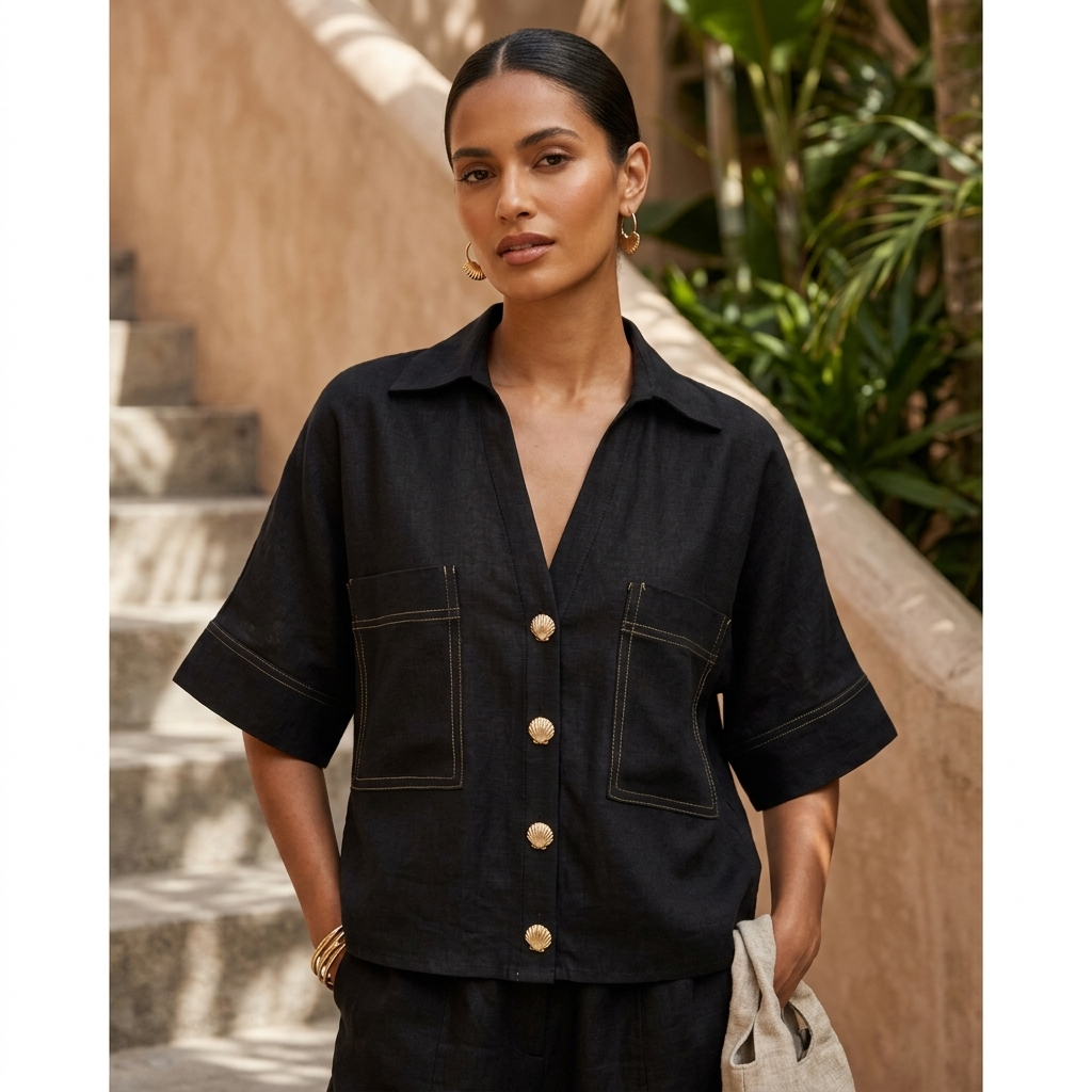 Blusa con botones