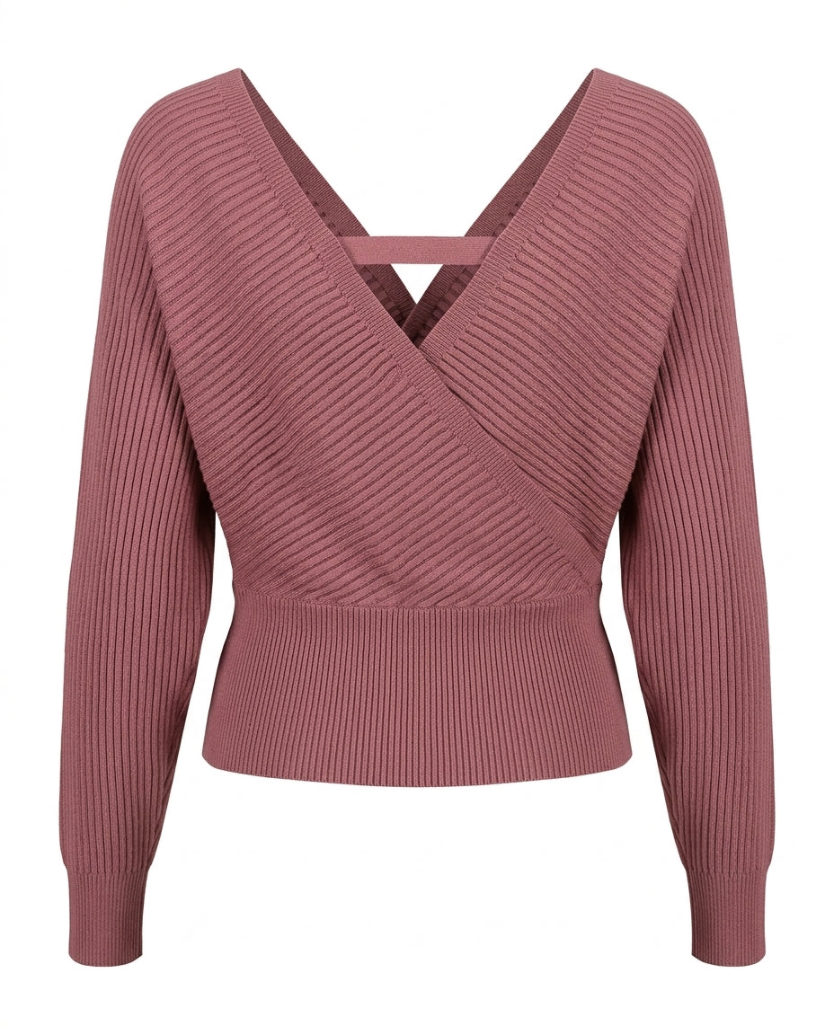 Blusa corta de tejido