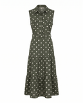 Vestido largo polka dots