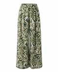 Pantalon de lino estampado