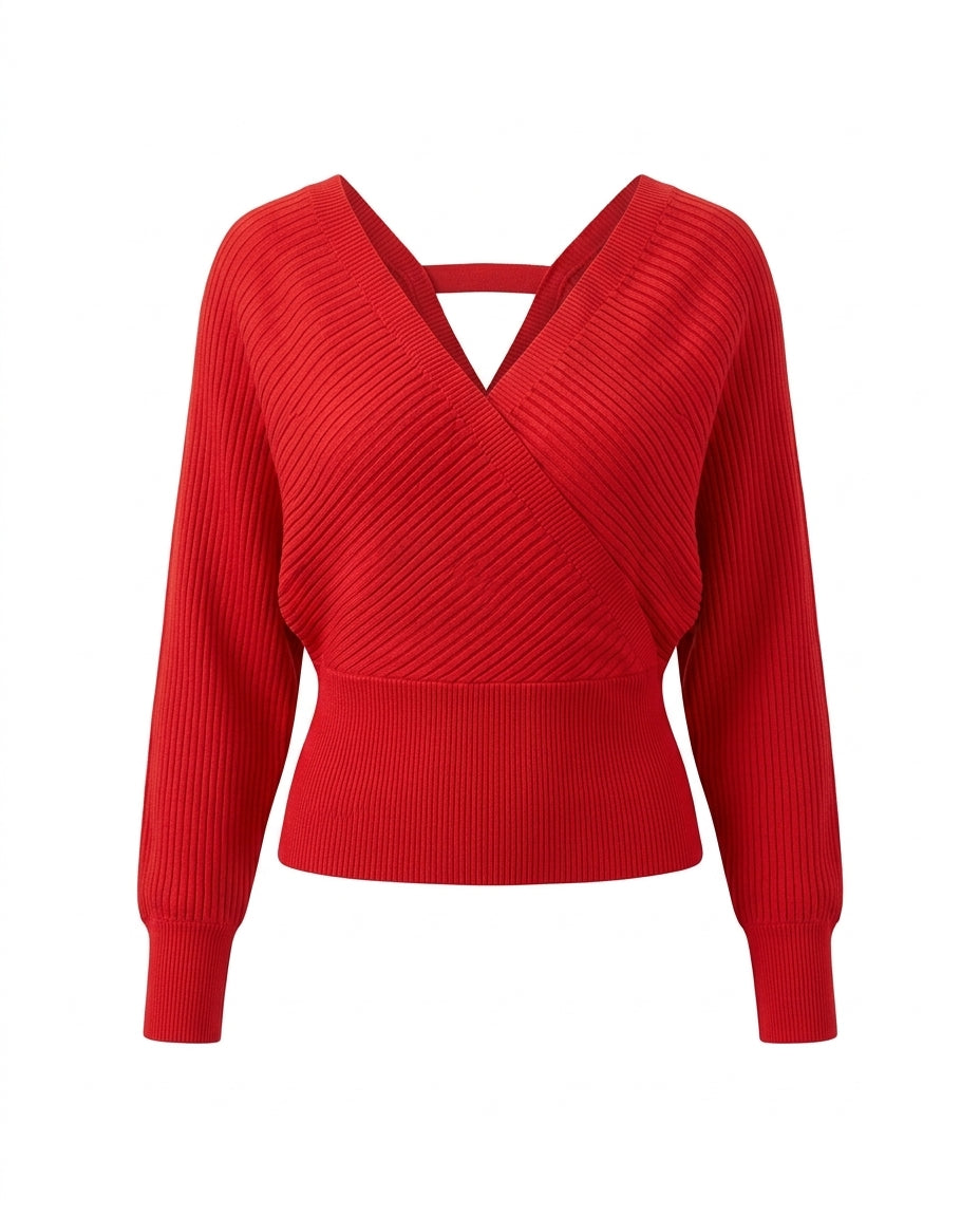 Blusa corta de tejido