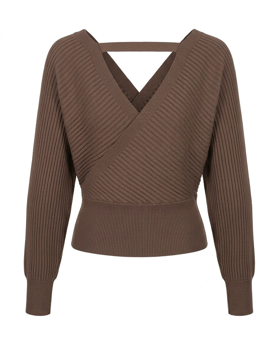Blusa corta de tejido