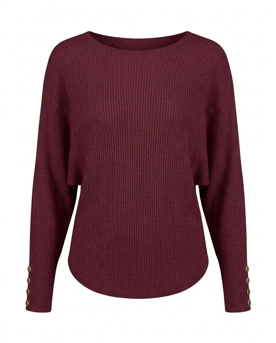 Blusa corte mariposa con botones