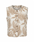 Blusa estampada con botones