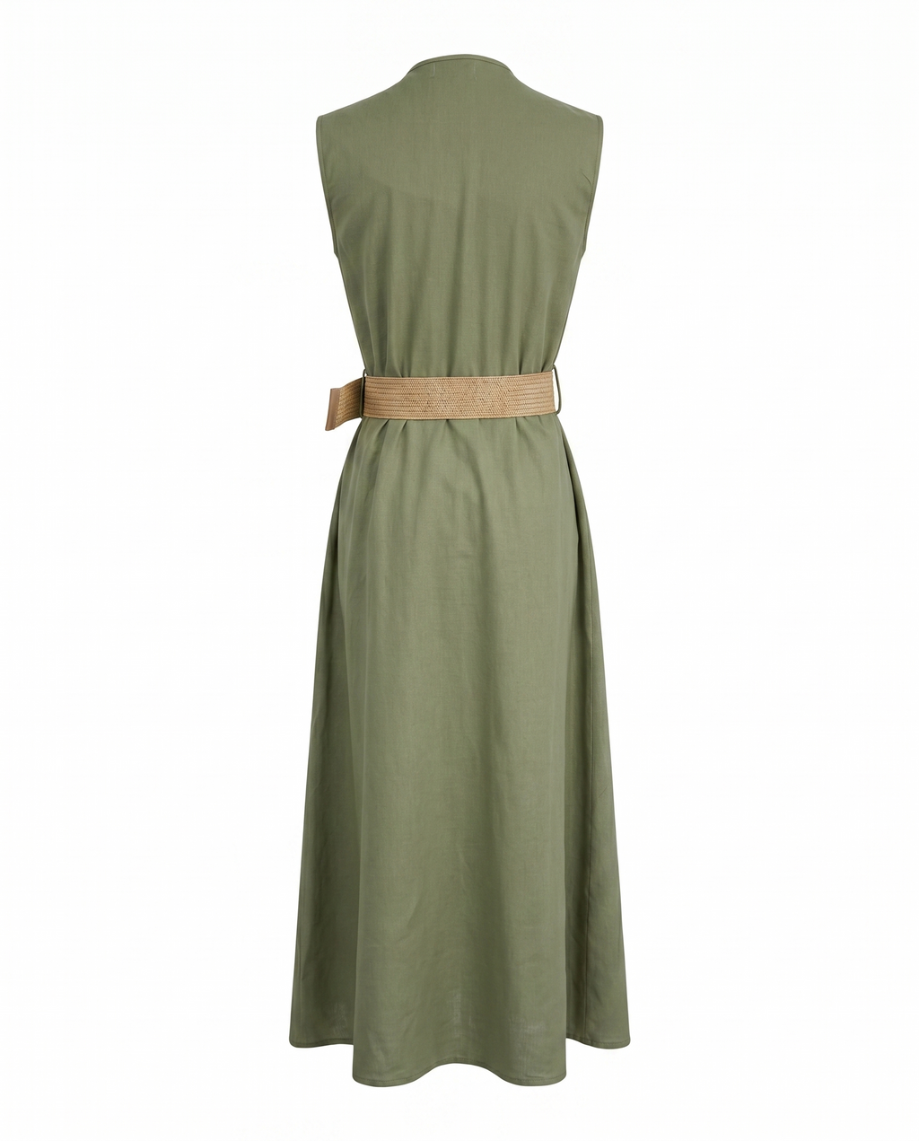 Vestido largo de lino