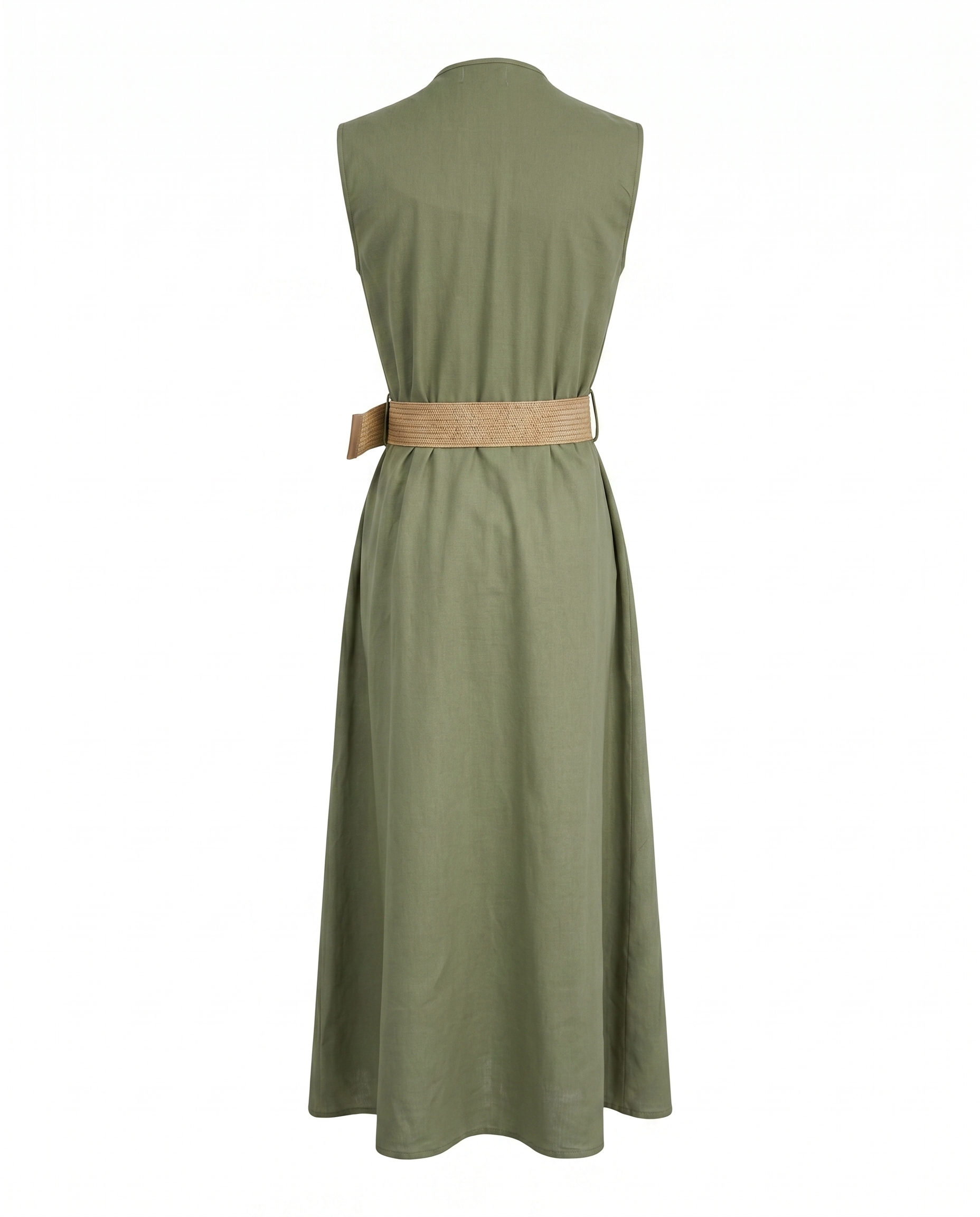 Vestido largo de lino