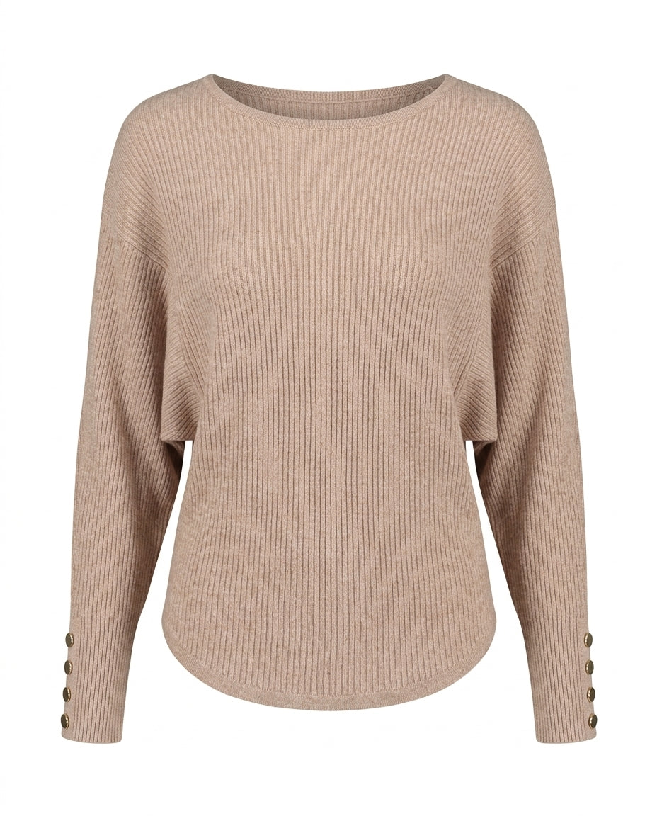 Blusa corte mariposa con botones