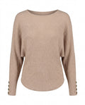Blusa corte mariposa con botones