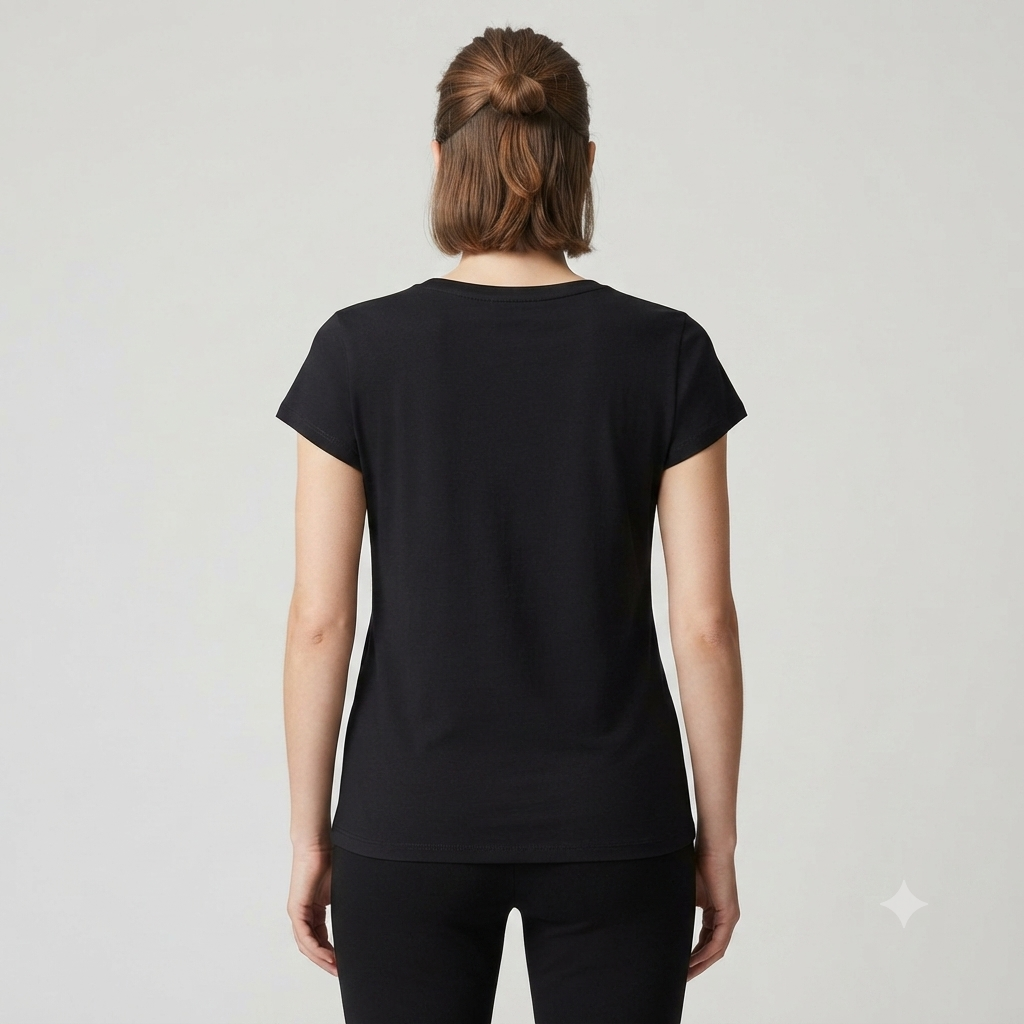 Blusa de algodon escote cuadrado