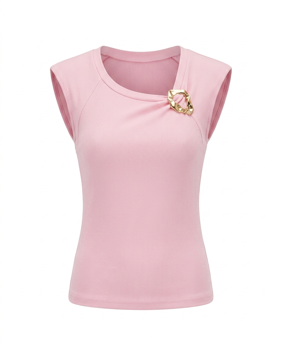 Blusa acanalda