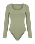 Body cuello redondo manga larga