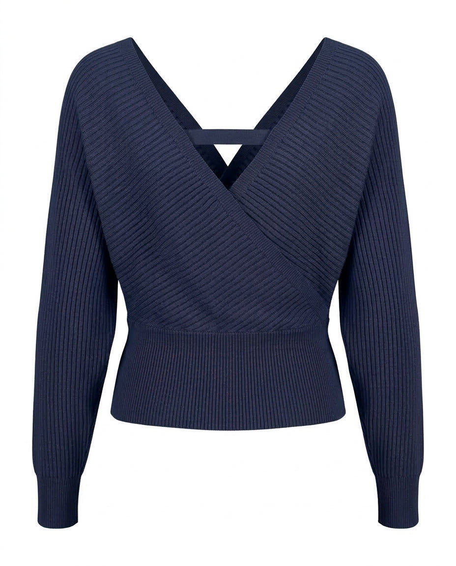 Blusa corta de tejido