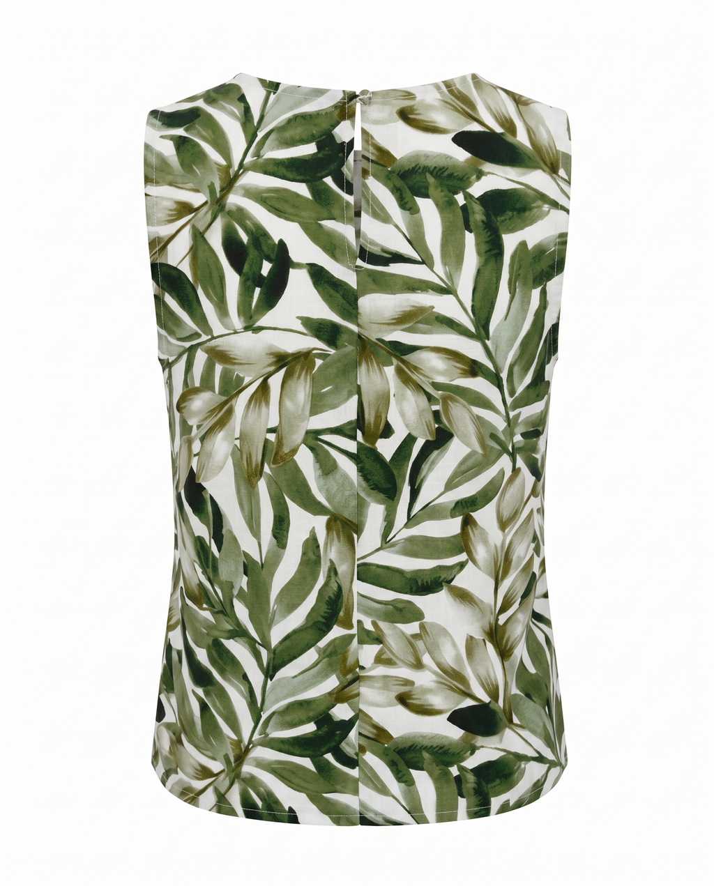 Blusa de lino estampada