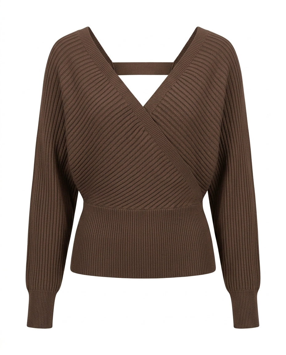 Blusa corta de tejido