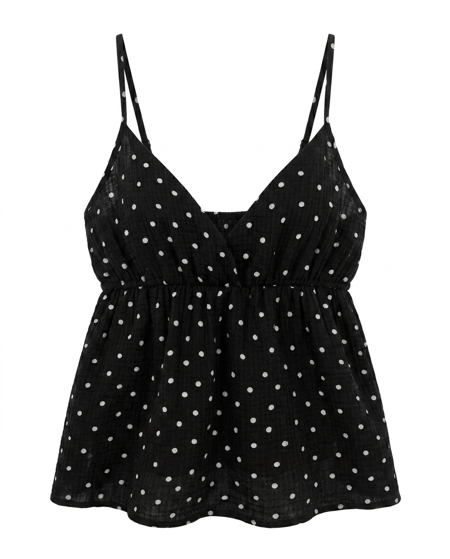 Blusa tirantes polkas