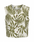 Blusa estampada con botones