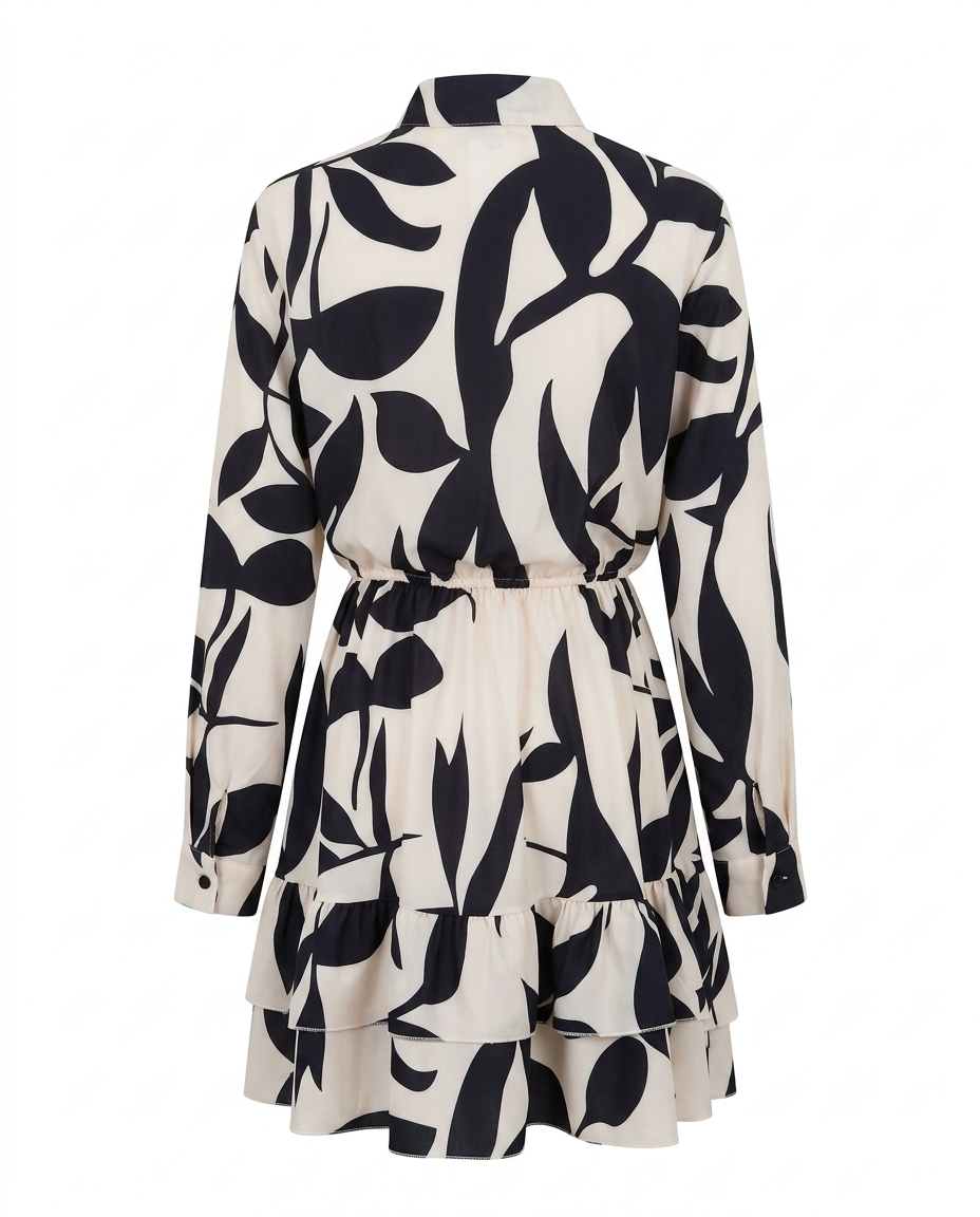 Vestido corto estampado