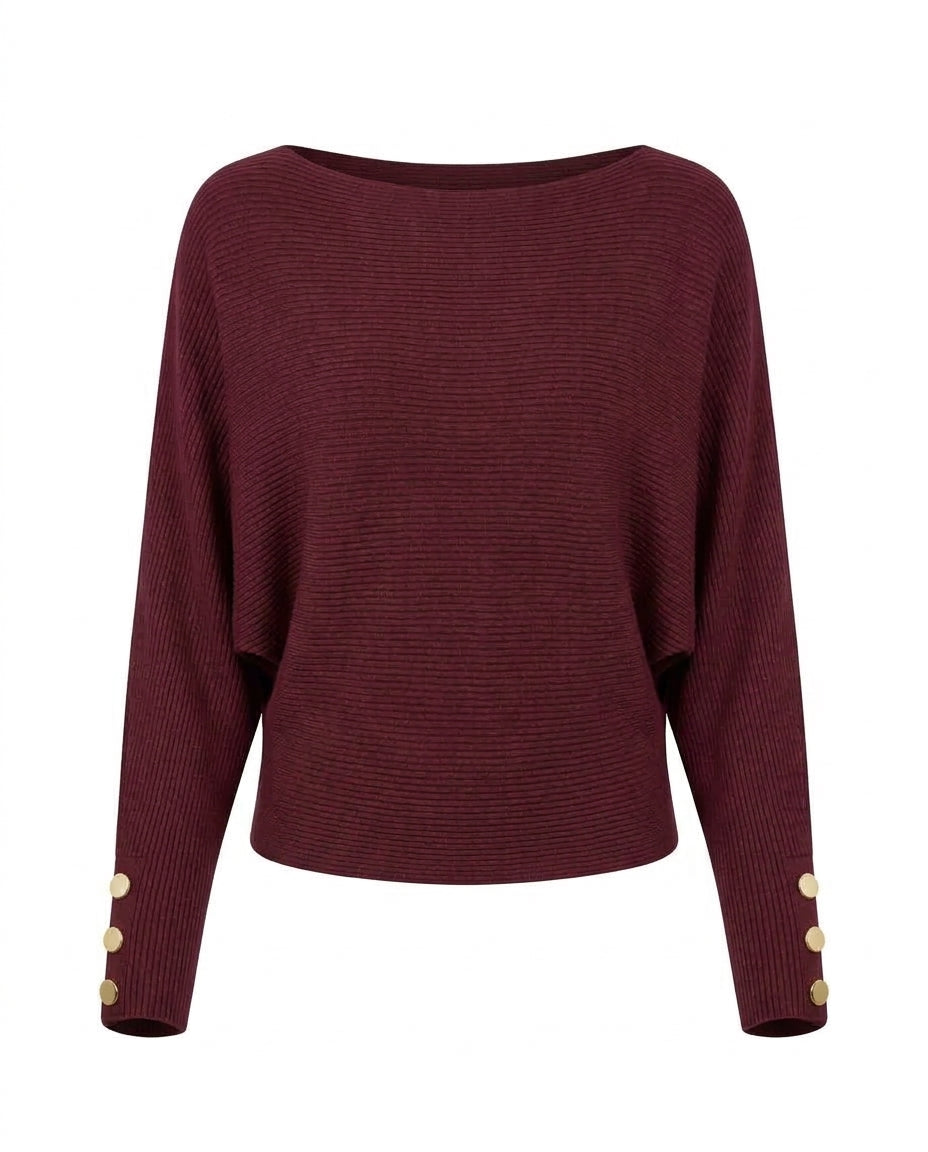 Blusa corte mariposa con botones