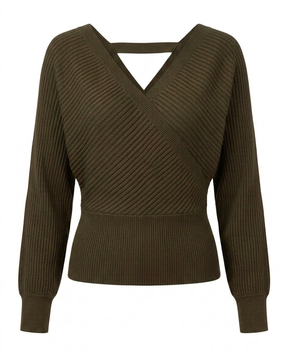 Blusa corta de tejido