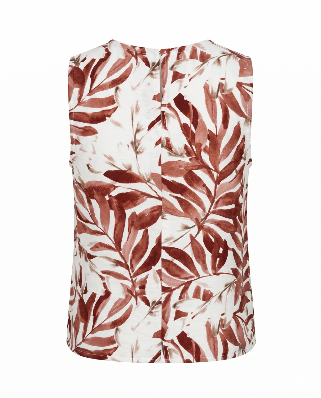 blusa de lino estampada