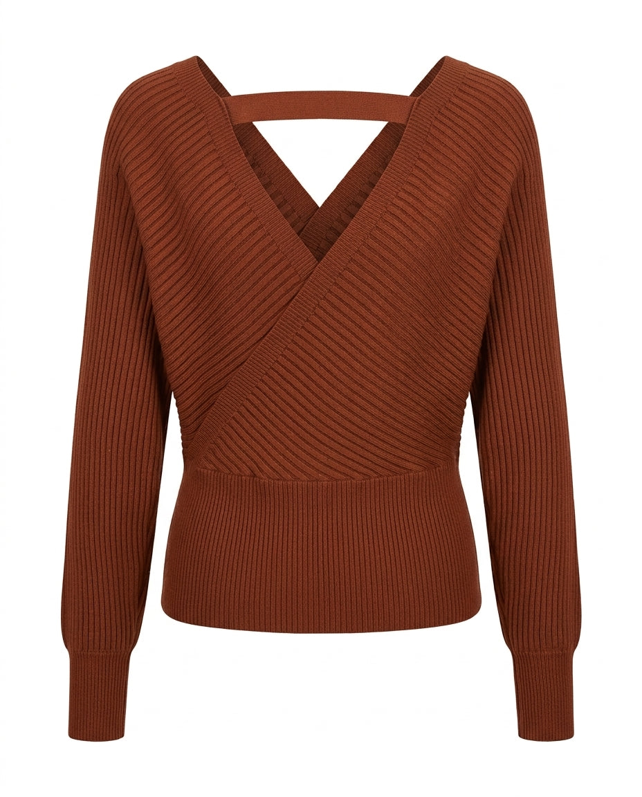 Blusa corta de tejido