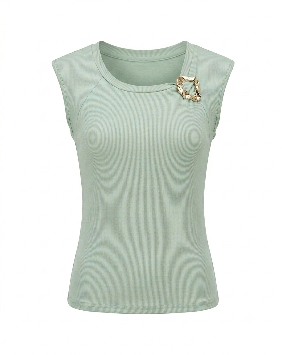 Blusa acanalada